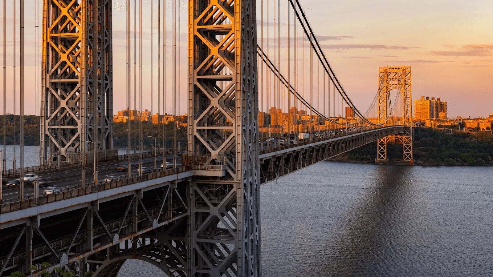 A suspension bridge at sunset — the structures Metro Associates staffs